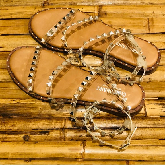 Cushionaire Riveted Sandals 6.5 - Picture 3 of 5